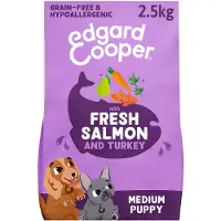 Edgard & Cooper Hondenvoer Droog Verse Zalm en Kalkoen Puppy 2,5 kg