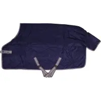 Bucas Deken Freedom Turnout 300gr Donkerblauw-zilver - 145/198
