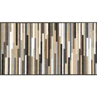 Wash & dry Mikado Stripes nature- - 75 x 120 cm