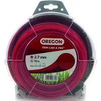 Oregon 69-382-rd Nylon 2.7 Mm X 70 M Red Trimmerdraad