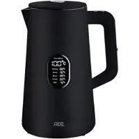 ADE Waterkoker 1,5l - zwart 1500 - 1800W