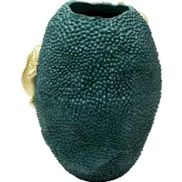 Kare Kameleon Jack Fruitvaas, groen/goud, polyresin Chameleon Fruit, groen, Woon-/ Eetkamer, Kunststof, Design