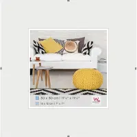 Walther design Fotolijstloze schilderijhouders (clip frame) - Frameformaat 30x30 cm - Helder Glas