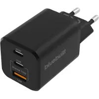 BlueBuilt Power Delivery + Quick Charge Oplader met 3 Usb Poorten 65W Zwart