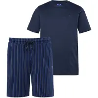 Men Plus Pyjama kort navy
