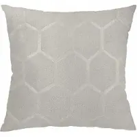 Domarex Sierkussens 40x40cm - Honingraat Patroon Grijs