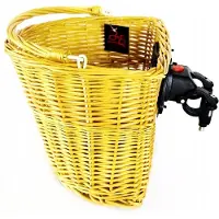 Jet Gele Wikkermand Fiets "Click" - Afneembaar voor Boodschappen