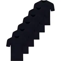 Ragman Heren onder t-shirts 6 pack Basic