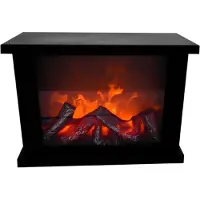Core Sfeerhaard elektrisch - Sfeerhaarden -Sfeerhaard met Schouw- Zwart- 11cm x 19cm x 29cm