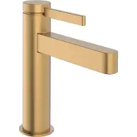 Hansgrohe Finoris - Wastafelmengkraan - Ééngreeps bediening - CoolStart energiebesparend - Met afvoerplug - 110mm - Brushed Bronze