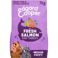 Edgard & Cooper Puppy Atlantic Salmon &amp; Free-Run Turkey 7 kg