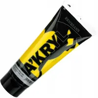 Renesans Acryl Verf - Medium Geel 200ml - Artistiek