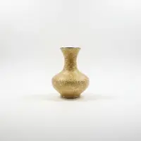 TLF Interieurs Vaas Siena Oker – keramische design vaas met craquelé afwerking