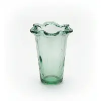 TLF Interieurs Vaas Maris – handgeblazen glazen vaas in groen - 25cm