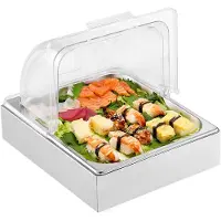 Vevor Serveercontainer Buffetcontainer Gastronormcontainer van roestvrij staal (1 container)
