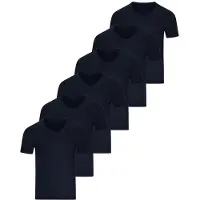 Ragman Heren onder t-shirts 6 pack Basic
