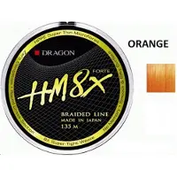 Dragon HMX8 P.E. Vlechtlijn Oranje 0,16mm - 135m