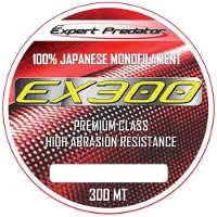 Expert Predator Ex 300 Monofilament 300 M Rood 0.300 mm