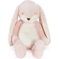 Bunnies By The Bay Floppy Nibble Konijn - Knuffeldier - Knuffel voor kinderen - Geborduurde details - Roze - 52 cm