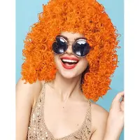 Thetru Damespruik Neon flow Volwassenen Vrouwen Roze Koningsdag Maat One size