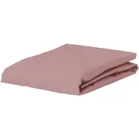 Essenza Topper Hoeslaken The Perfect Organic Jersey Woodrose (Katoen)-1-persoons (90/100 x 200/210/220 cm)