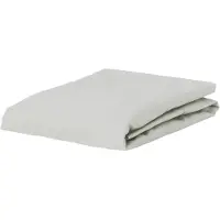 Essenza Topper Hoeslaken The Perfect Organic Jersey Silver (Katoen)-1-persoons (90/100 x 200/210/220 cm)