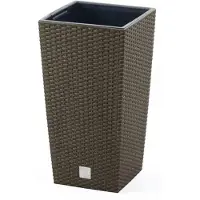 Prosperplast Rat Square ECO Houten Pot Koffie 24cm - Stijlvol & Praktisch