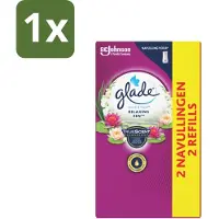Glade 1 x – Touch & Fresh Navulling – Relaxing Zen – 10 ml - Luchtverfrisser - Ontspannende Geur - Frisse Geur - Sandelhout - Appel