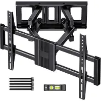Core TV Beugel Draaibaar en Kantelbaar - TV Beugel Draaibaar - TV Beugel Kantelbaar - Zwart- 45cm x 23cm x 8cm