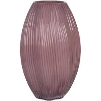 Clayre & Eef Vaas Ø 17x27 cm Roze Glas