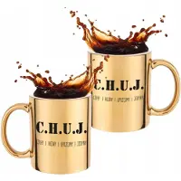 MD Gouden Keramische Mok 330ml - Grappig Cadeau voor Vriend