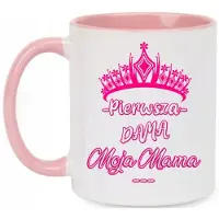 Alfa Mok voor Moederdag - Wit/Roze - Cadeau voor Mama