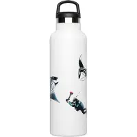 Fish Tank Manta En Duiker Fles 600ml Wit