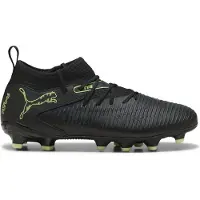 Puma Future 8 Match Gras / Kunstgras Voetbalschoenen (MG) Kids Zwart Donkergroen Lichtgroen