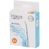 Haepi Hi-julia Vervangbare Tandsteenverwijderingskoppen – 3 Stuks Wit