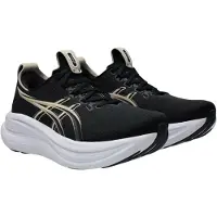 Asics Loopschoen 'Gel-Nimbus 28' lichtbeige / zwart
