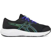 Asics Dames Trainers Contend 9 Gs zwart (38), Plat, Veters, Casual, Sportief, Meerdere sporten, kinderkleding 1014A337