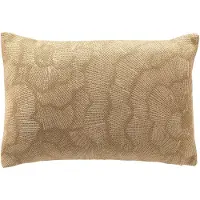 Dutch decor DAISY - kussenhoes outdoor 40x60 cm - waterafstotend en uv-bestendig - Irish Cream - beige