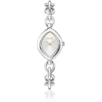 BOSS Omrand Fiora-horloge van zilverkleurig staal
