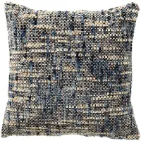 Dutch decor NORET - sierkussen 45x45 cm - chenille - Indian Teal - blauw - Inclusief binnenkussen - Luxe kussens voor woonkamer & bank