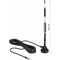 DeLOCK LTE antenne SMA stekker 5 dBi omnidirectioneel magnetische voet RG-58
