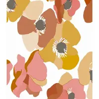 Bink Bedding Tafelkleed - Tafelzeil Poppy Coral - PVC 250 x 140 cm - afneembaar - feest - feestdecoratie - kinderfeestje - verjaardag - buiten eten