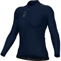 ALÉ - Women's Pragma Color Block L/S Jersey - Fietsshirt L, blauw