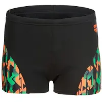 Arena - Boy's Print Swim Short - Zwembroek 164, zwart
