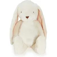 Bunnies By The Bay Floppy Nibble Konijn - Knuffeldier - Knuffel voor kinderen - Geborduurde details - Creme - 52 cm