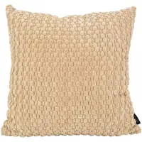 NOVÉE Corduroy knit beige | 45 x 45 cm | kussenhoes | polyester