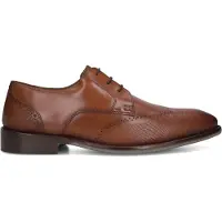 Stefano lauran Heren Geklede Schoenen Msh0010098 - Cognac - Maat 41,5