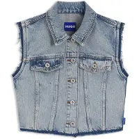 HUGO Garis 10278460 Blue Vest