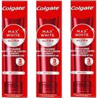 Colgate Tandpasta Max White Ultra Deep Clean - 3 x 75 ml - Voordeelverpakking