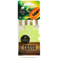 Paloma Gold Fresh Fruit Papaya Luchtverfrisser Auto – Hangend – Langdurige Geur Min. 2 Weken – Auto & Interieur – 1 Stuk [P11086]